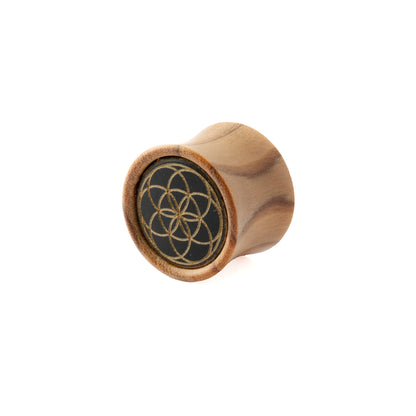 Wood Plug Seed of Life