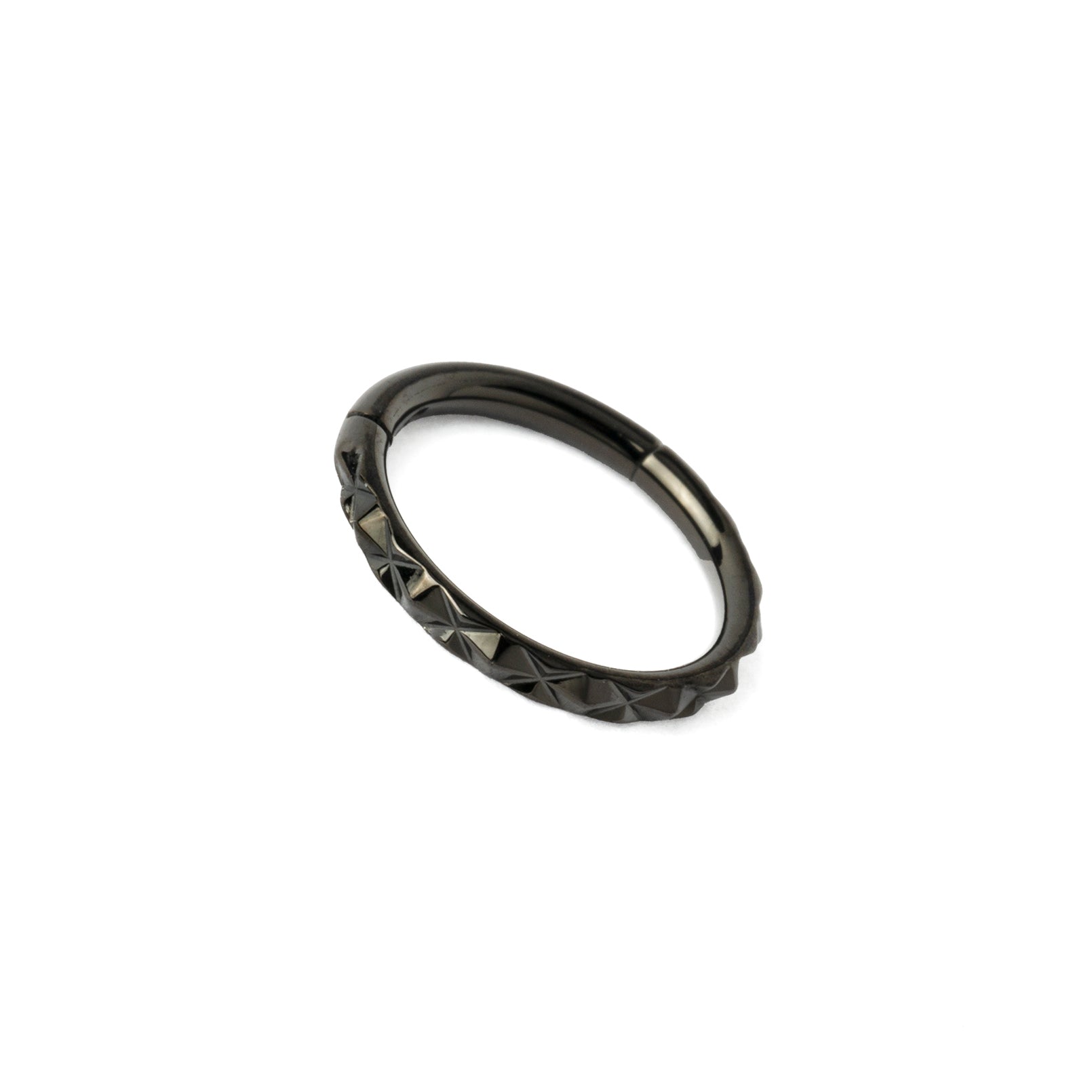 X Faceted Clicker Ring