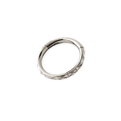 X Faceted Clicker Ring