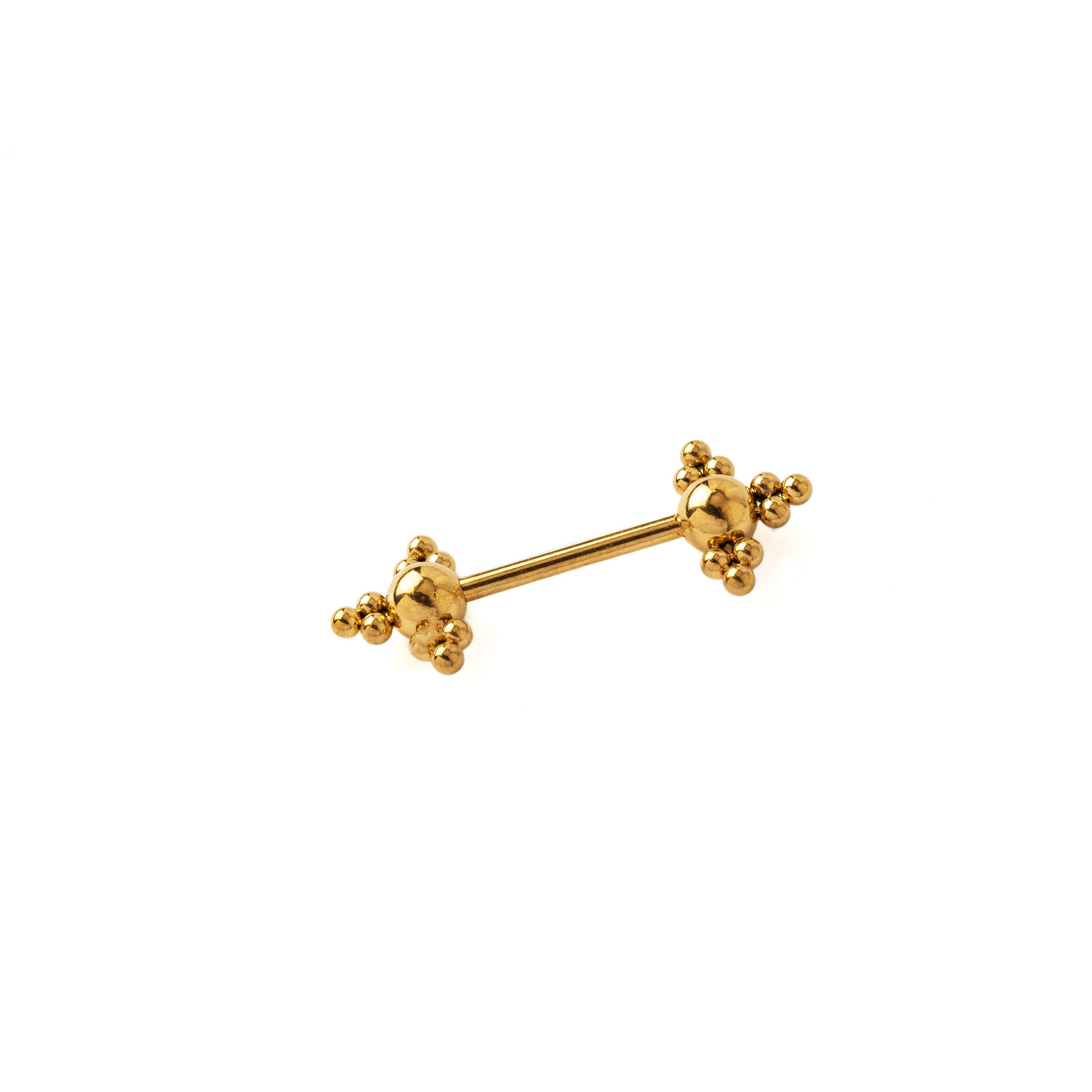 Zohar Golden Nipple Bar right side view