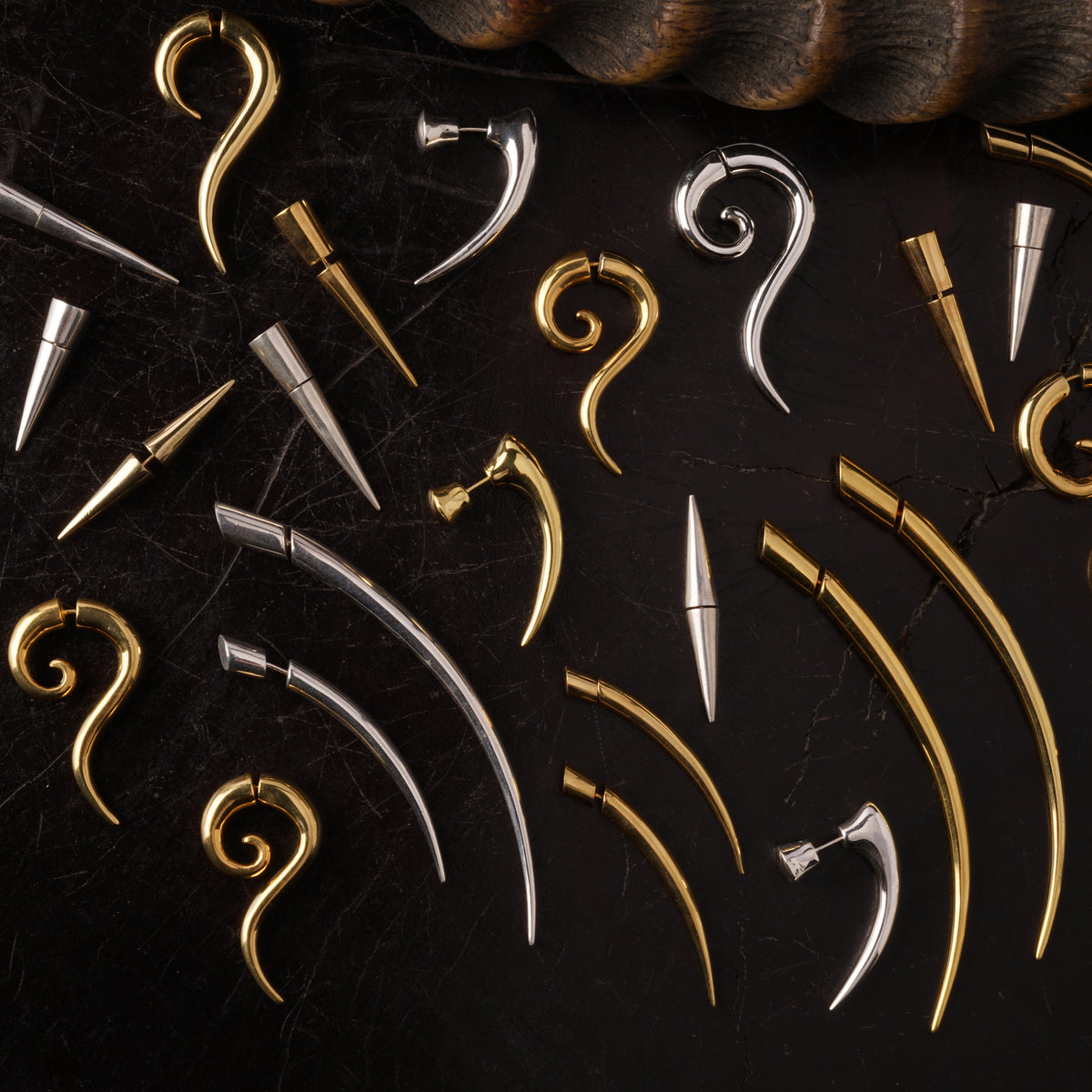 Haku Gold Earrings