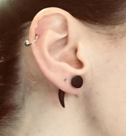 Wood Split Earrings