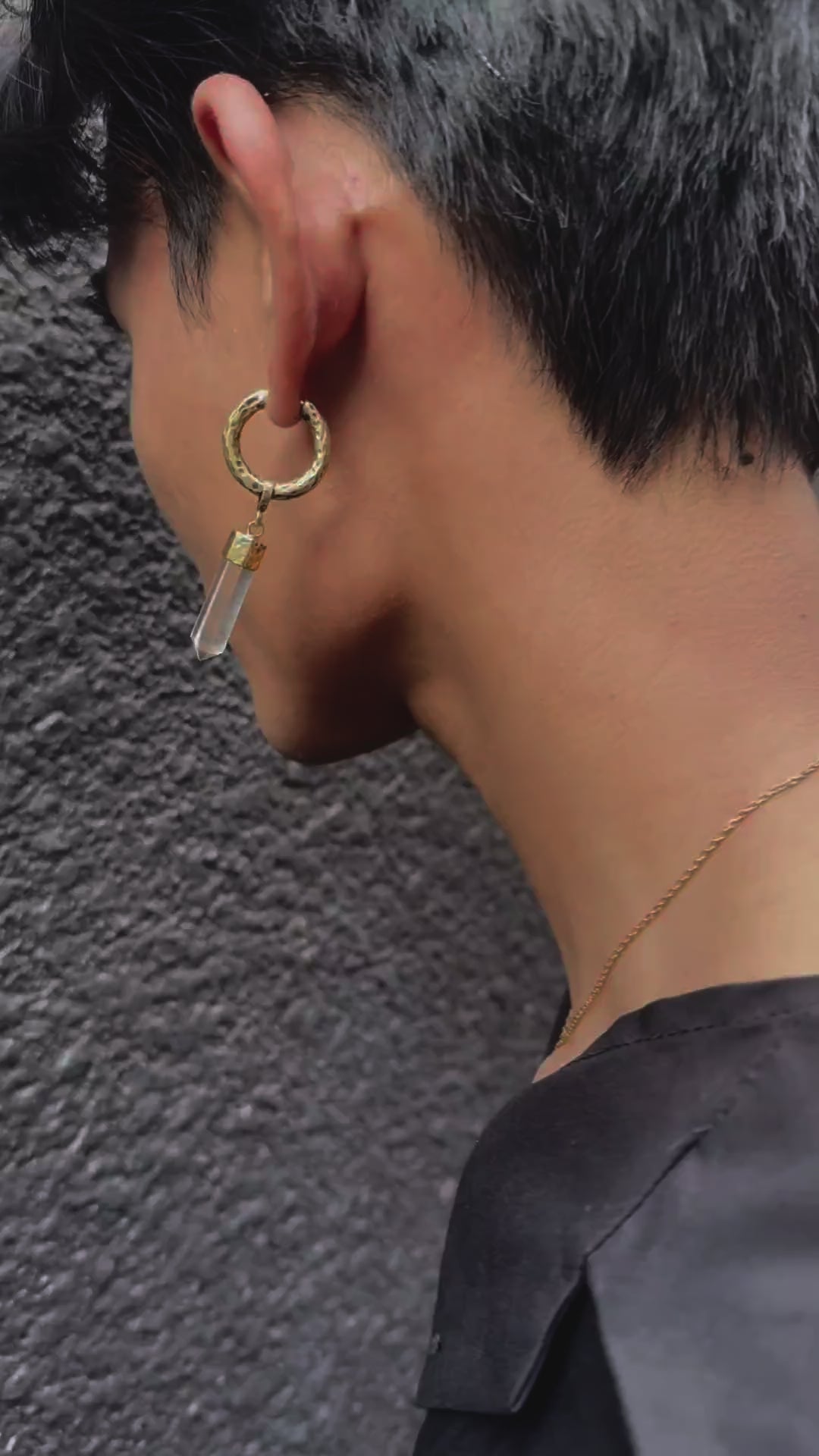 Crystal Clicker Earrings