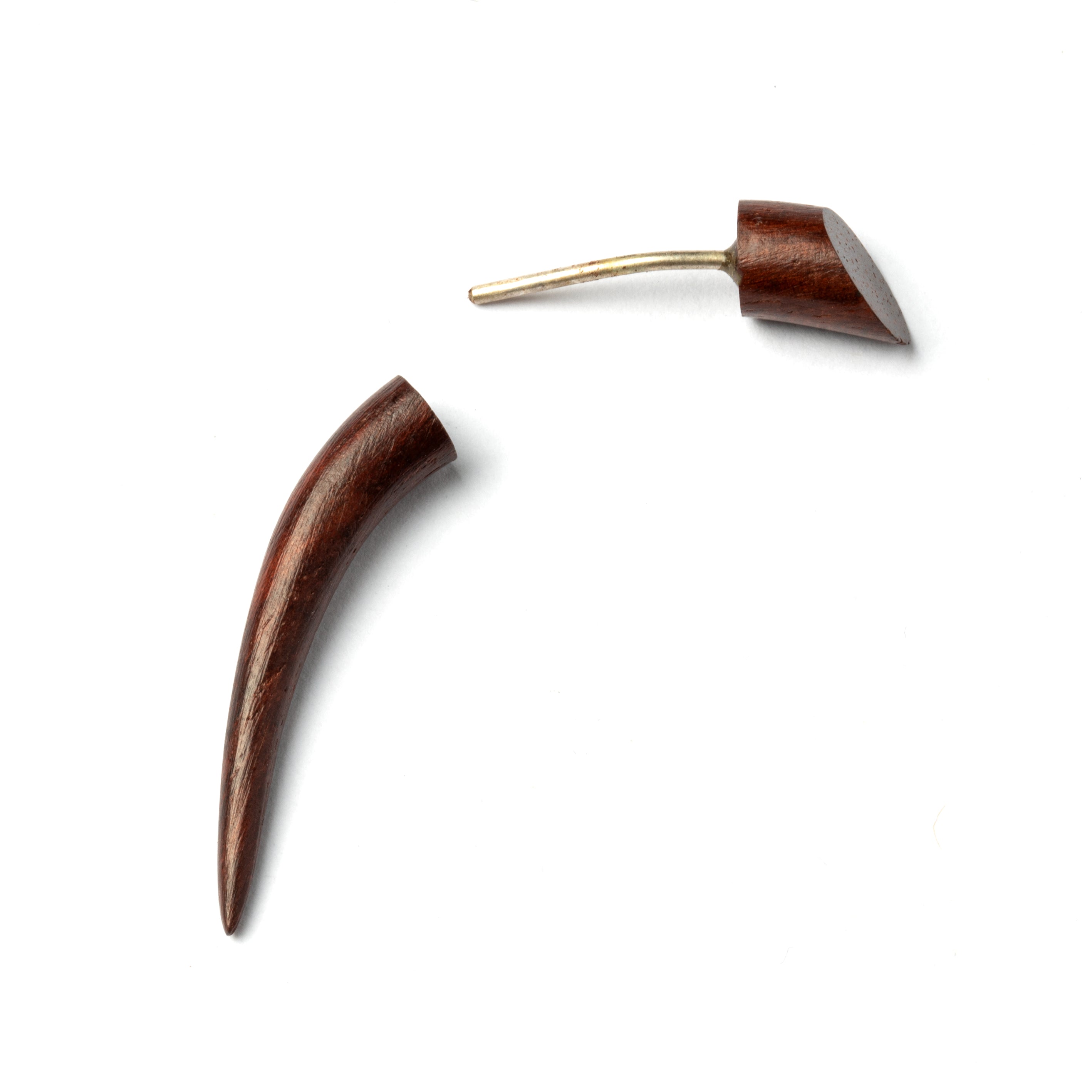 Camden Wood Spike Earrings