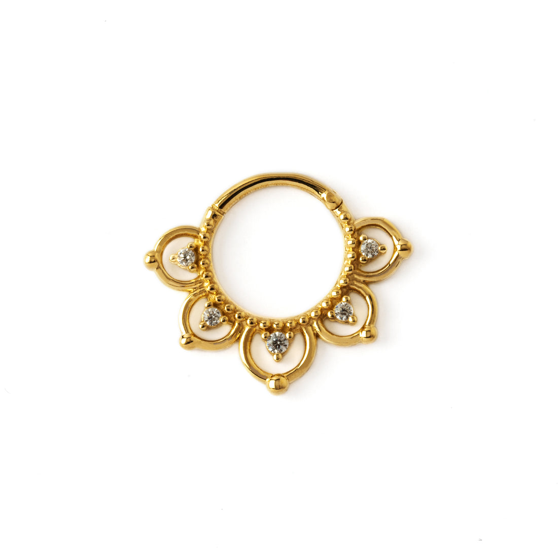 Gold Hinged Segment Ring | Hinged Segment Ring | Tribu