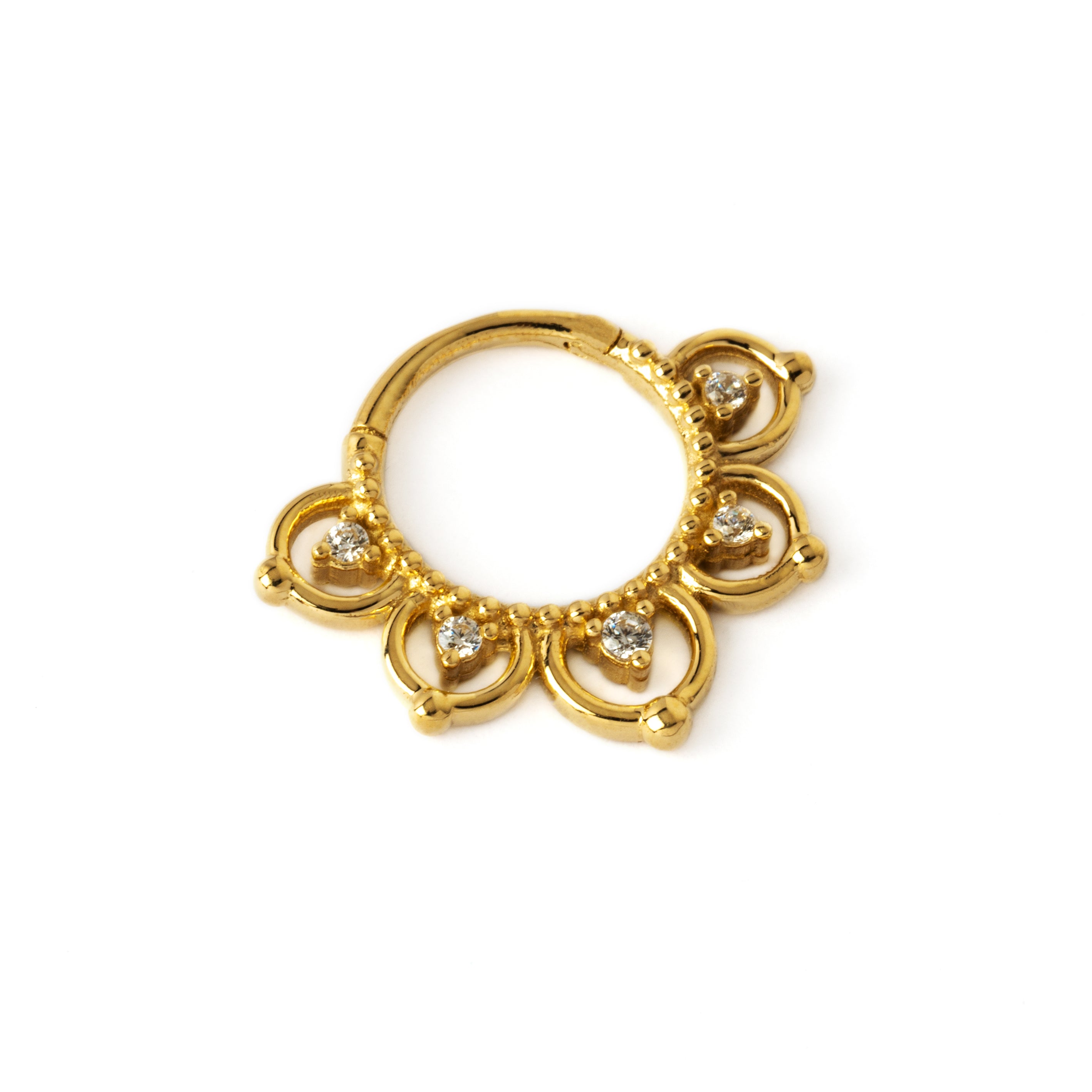Gold Hinged Segment Ring | Hinged Segment Ring | Tribu