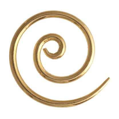 9 Karat Gold Spiral Hook
