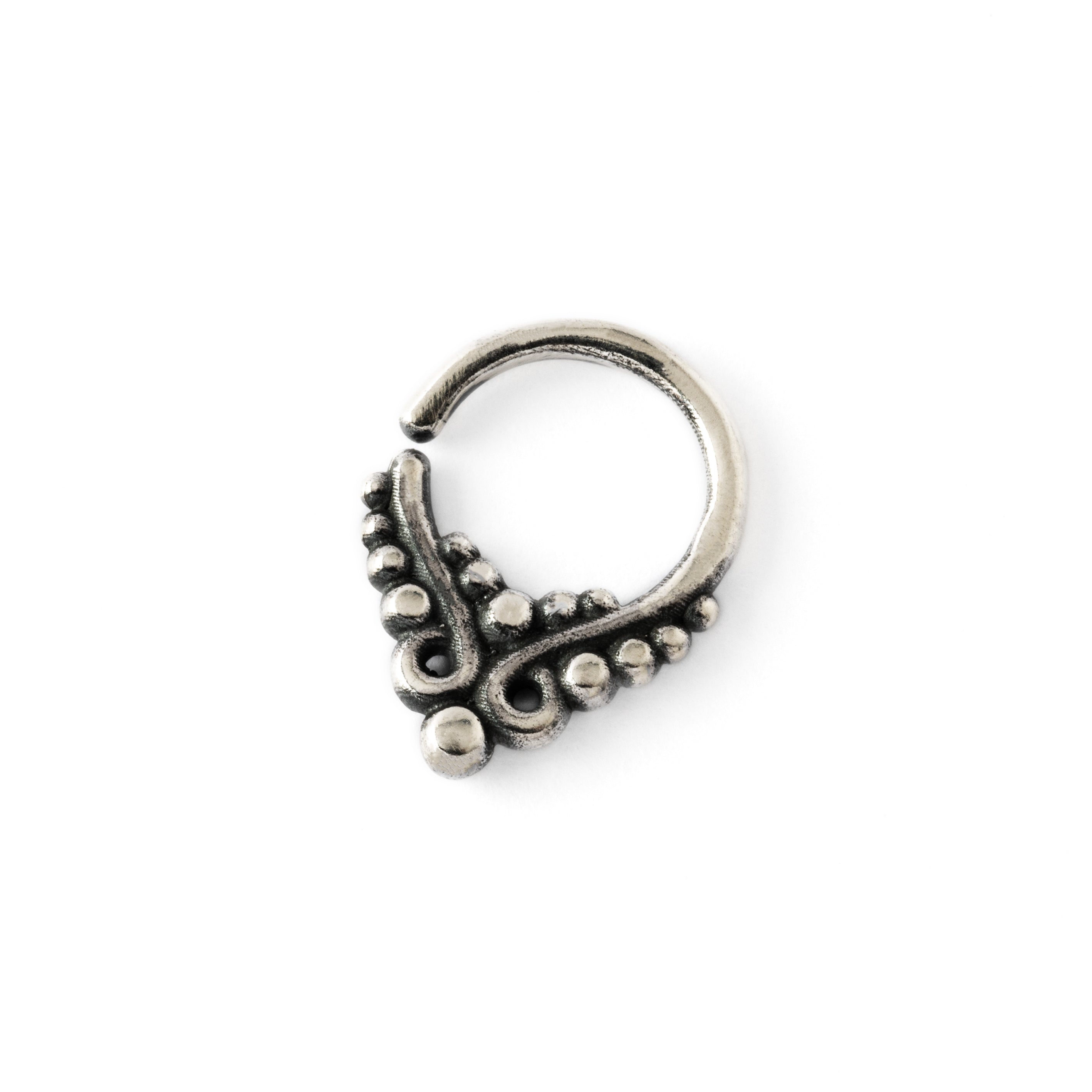 Sterling silver hot sale septum jewelry