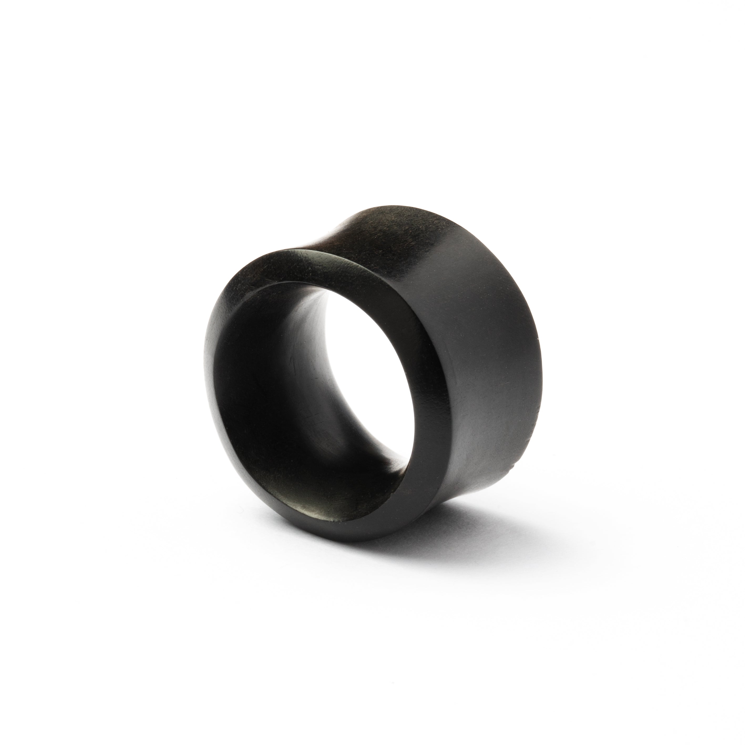 Black Wood Flared Flesh Tunnels