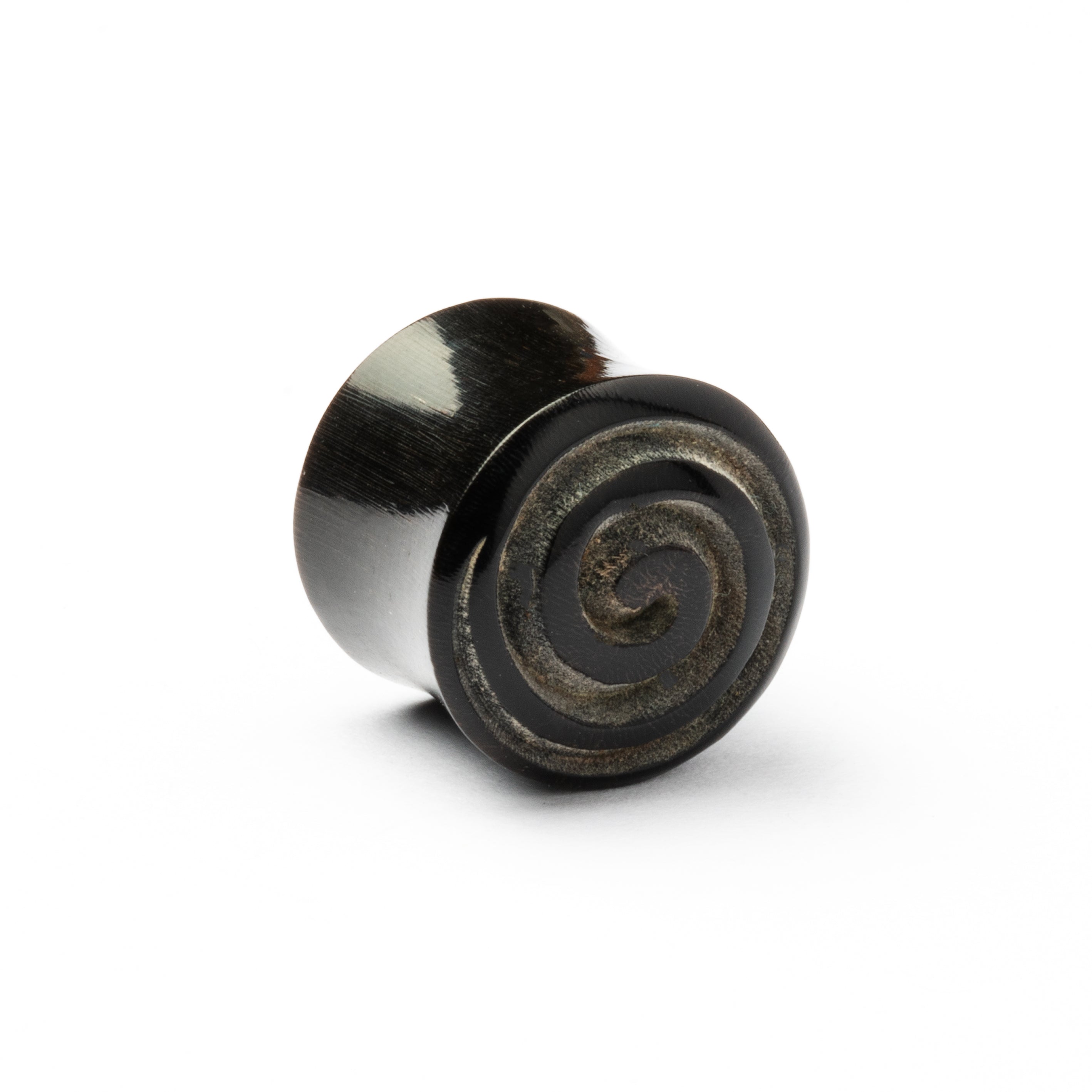 Carved Spiral Wood Plugs