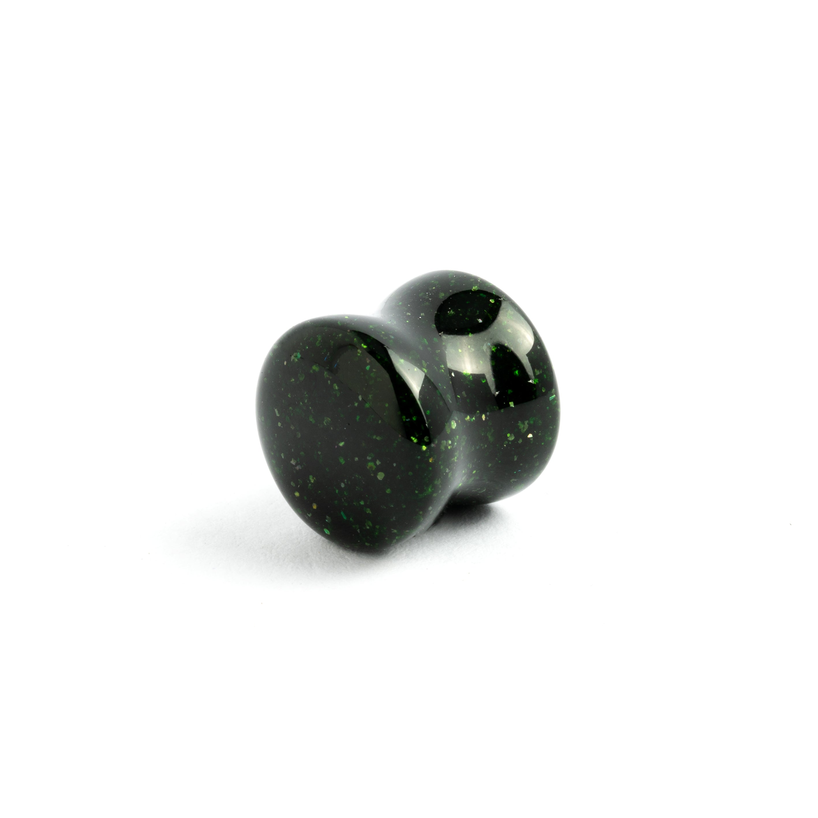single Dragon Sandstone ear plug front left view