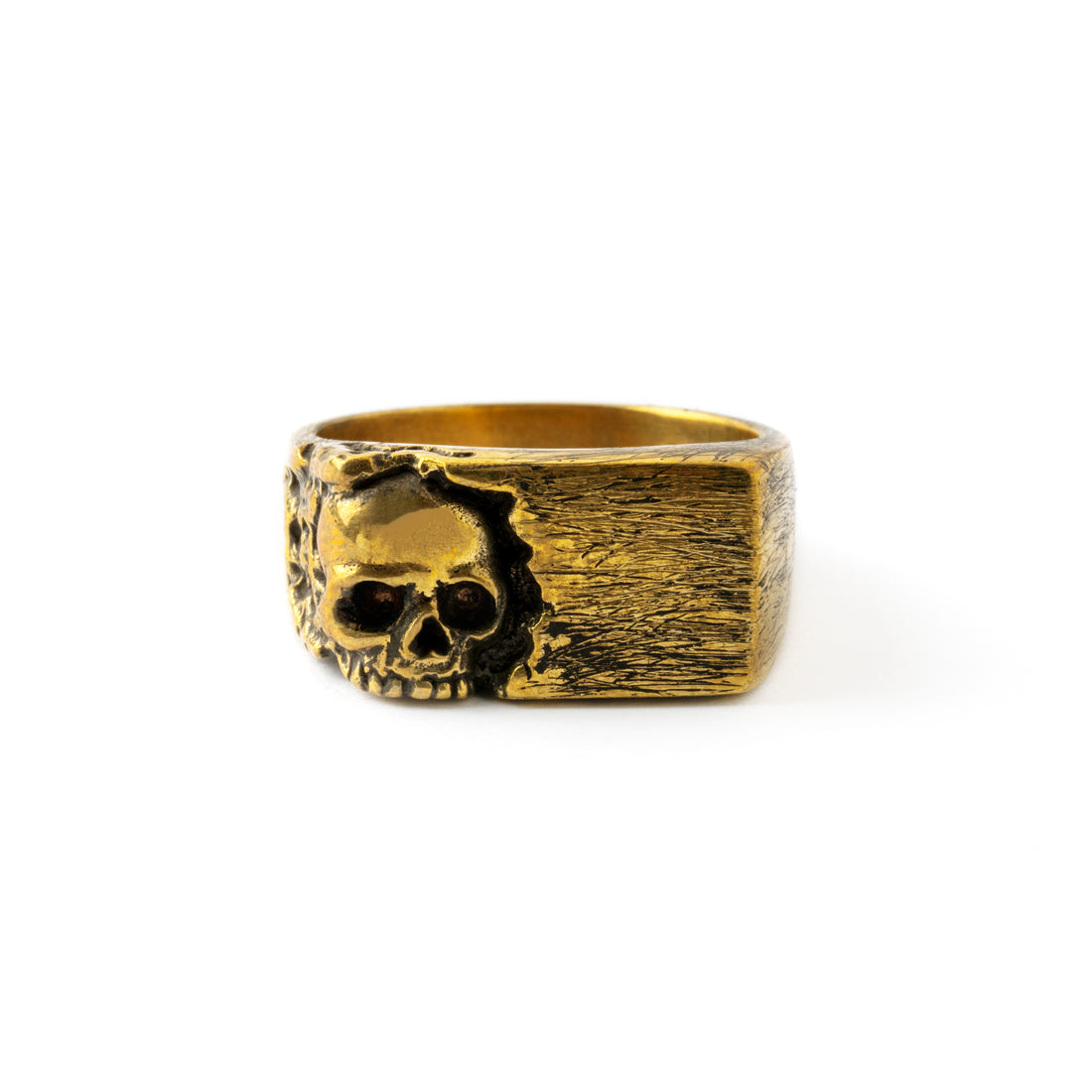 Break Free Skull Ring frontal view