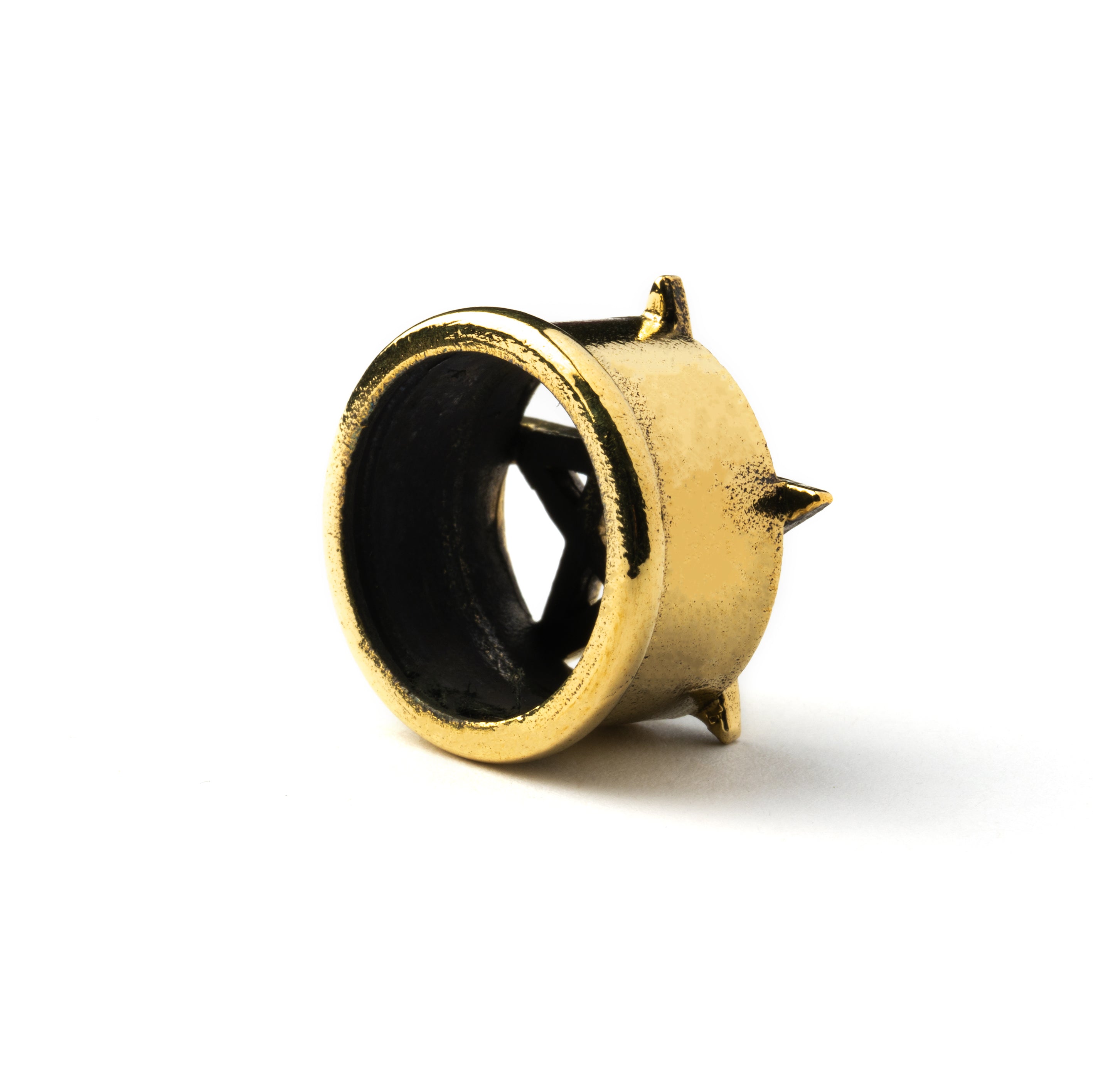 Brass Pentagram plug back side view