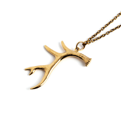 Antler Bronze Necklace right side view
