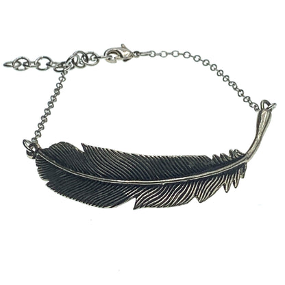 Bronze Feather Bracelet