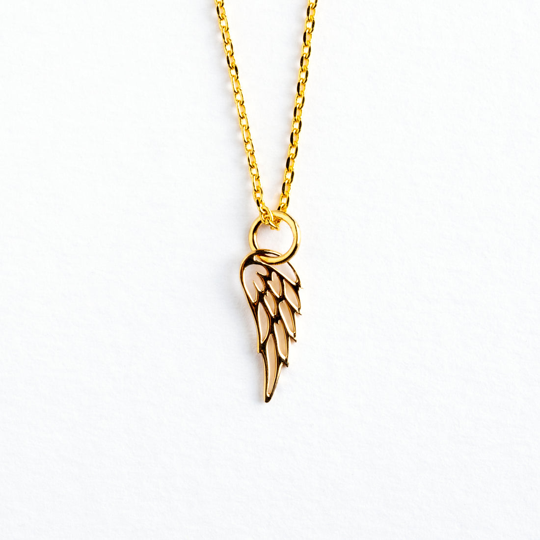 Filigree Wing Charm Necklace | Tribu