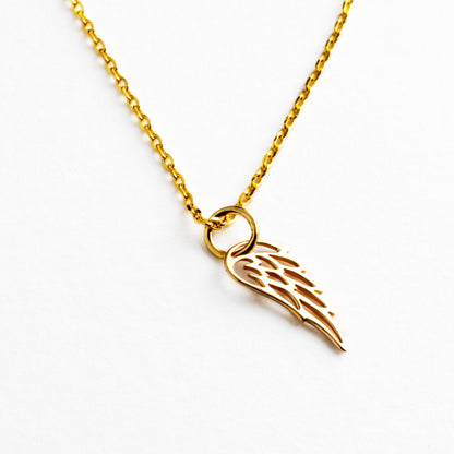 Filigree Wing Charm Necklace | Tribu