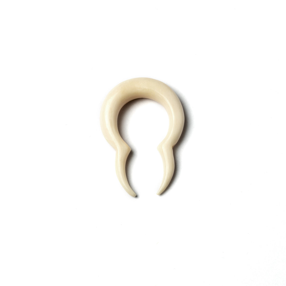 Curved Tribal Solid Bone Hook