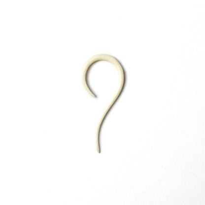 Curved Bone Hook Earrings