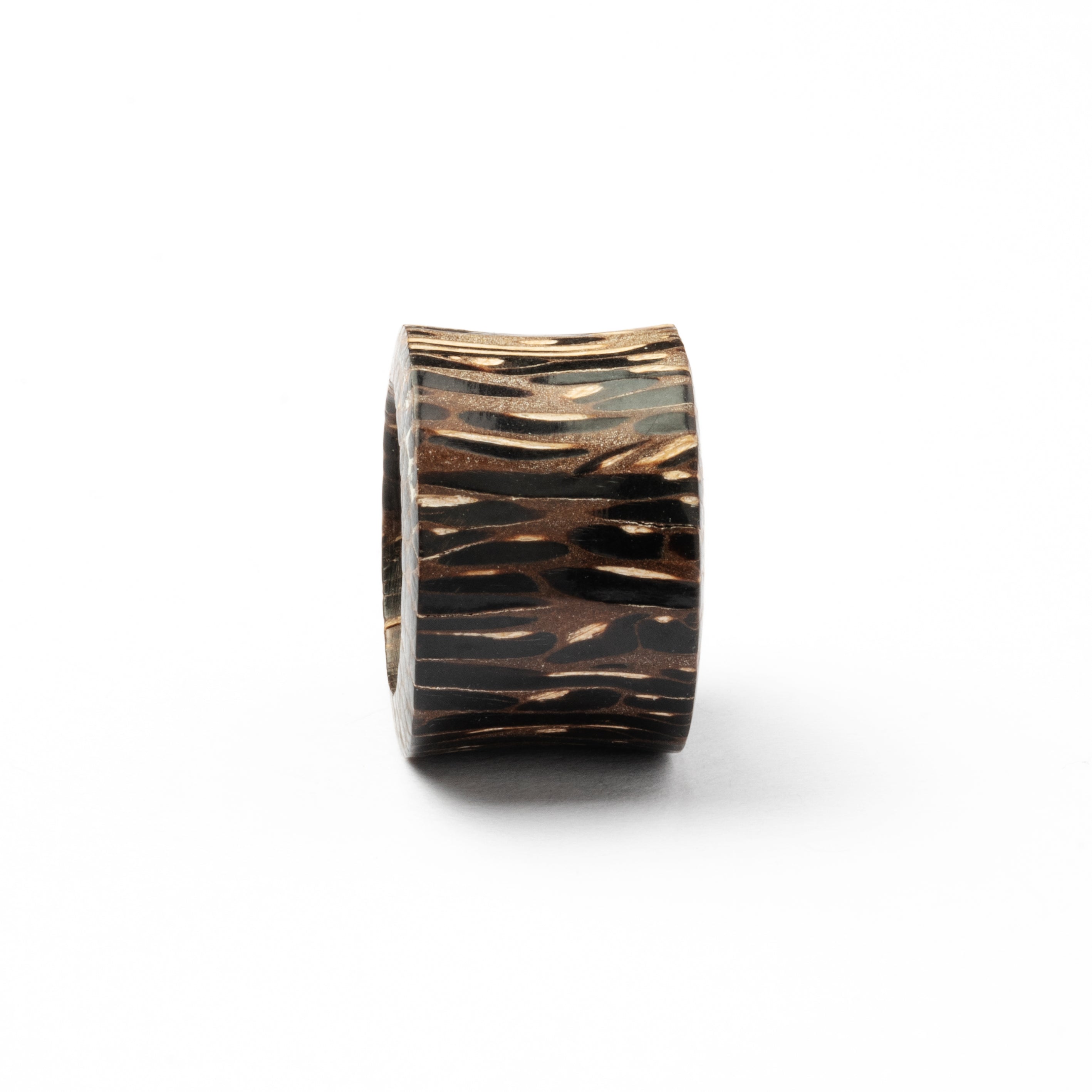 Tunnel de chair en bois de palmier foncé