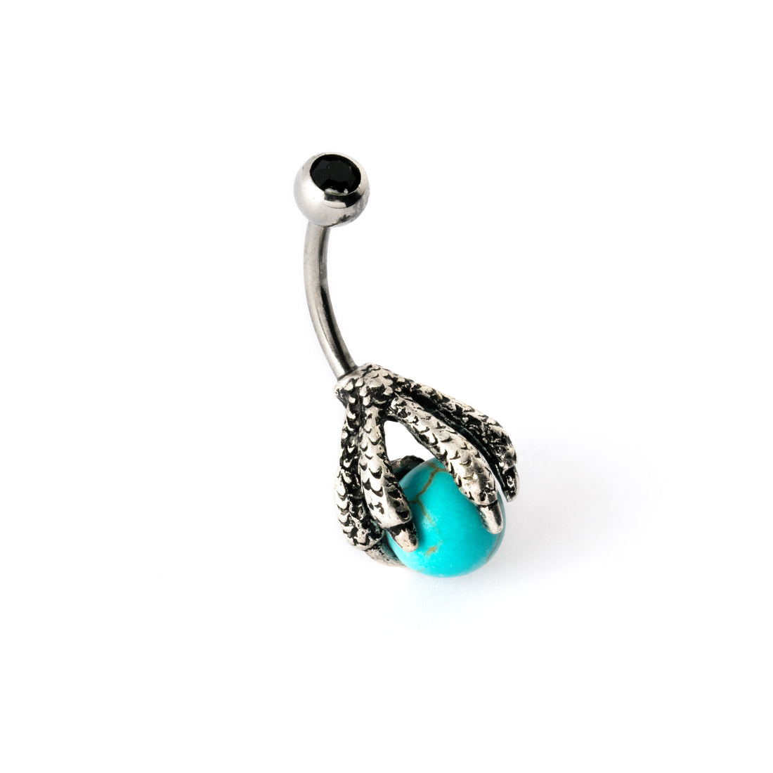 Dragon-Claw-Belly-bar-with-Turquoise1