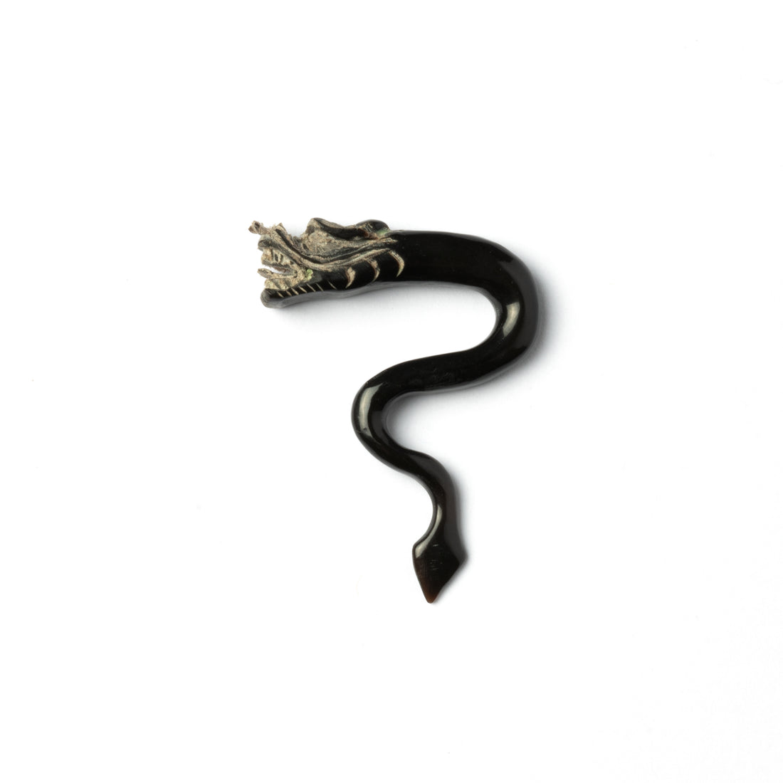 Crochet en corne solide Dragon avec queue pointue