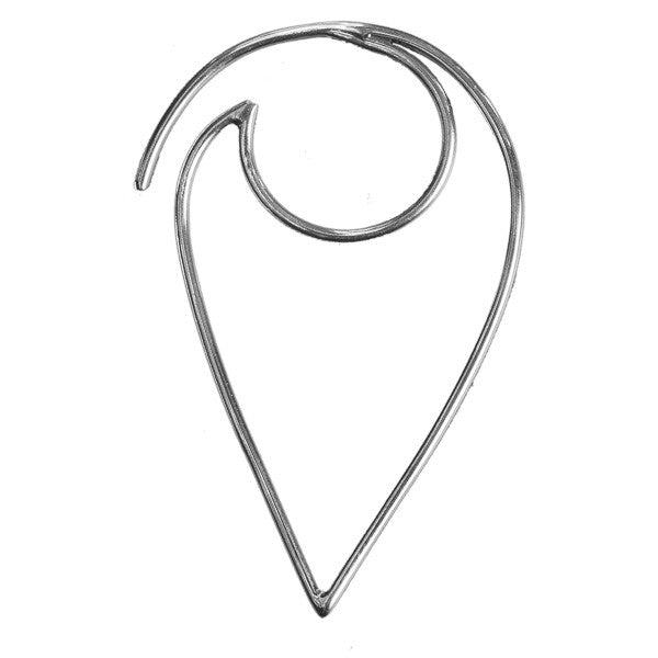 Petal Frame Silver Hook Earrings - Tribu
 - 2