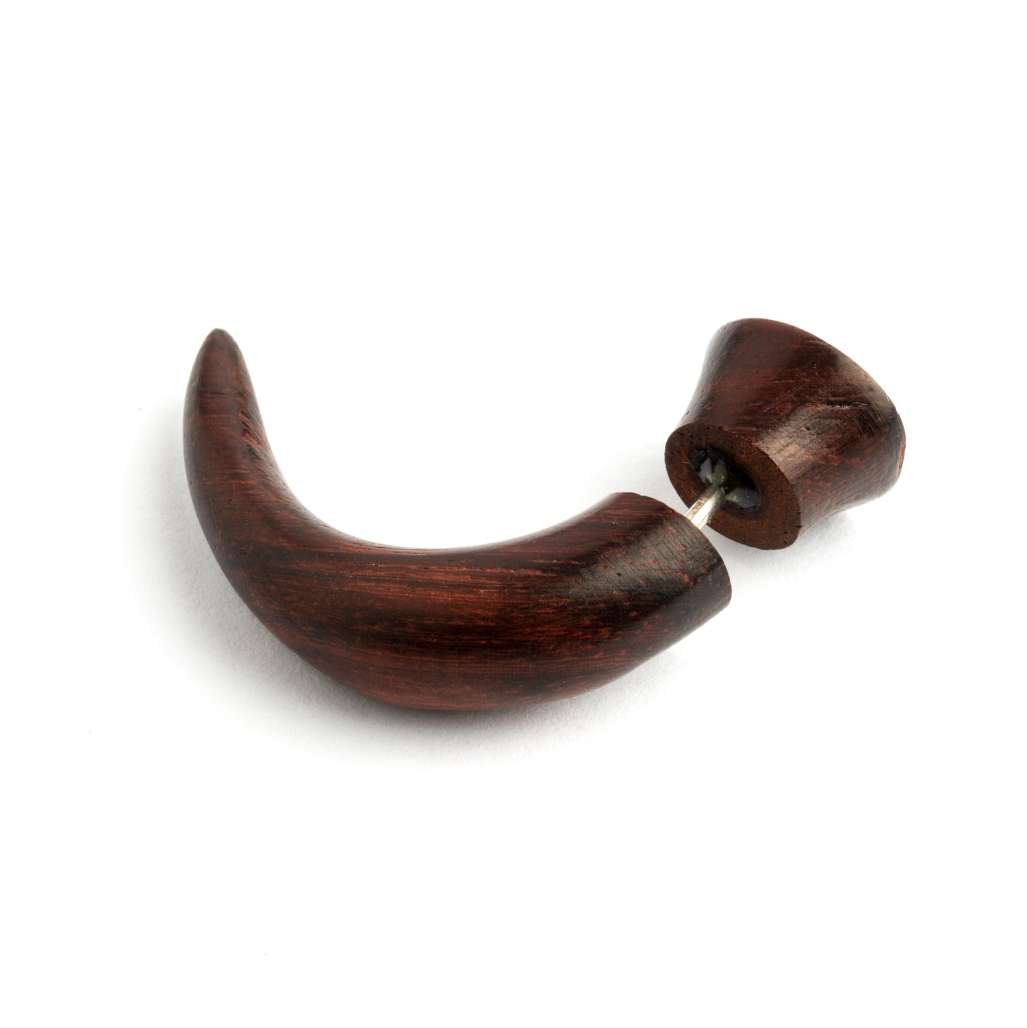 Wood Split Earrings - Narra wood
