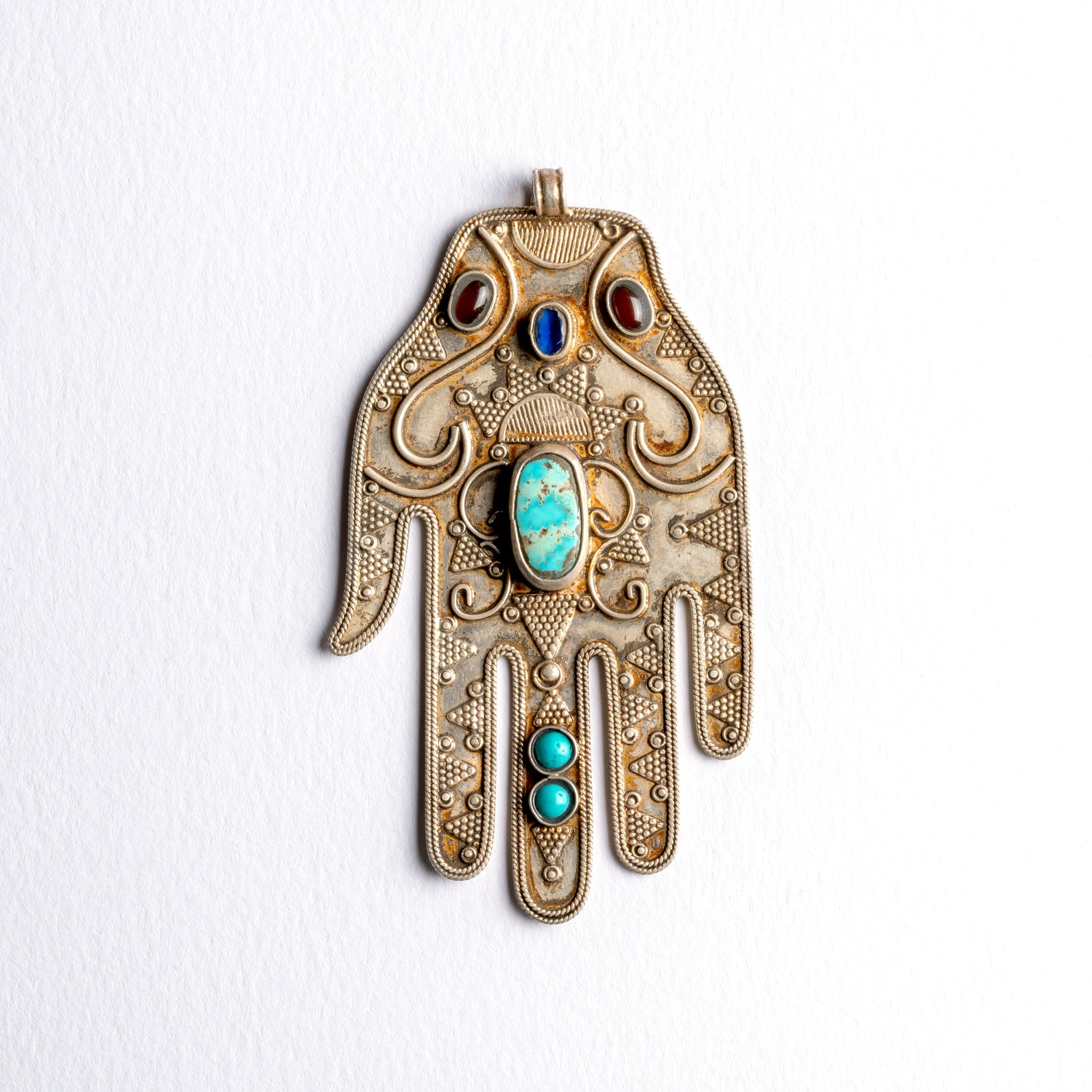 Antique Silver Fatima hand Pendant