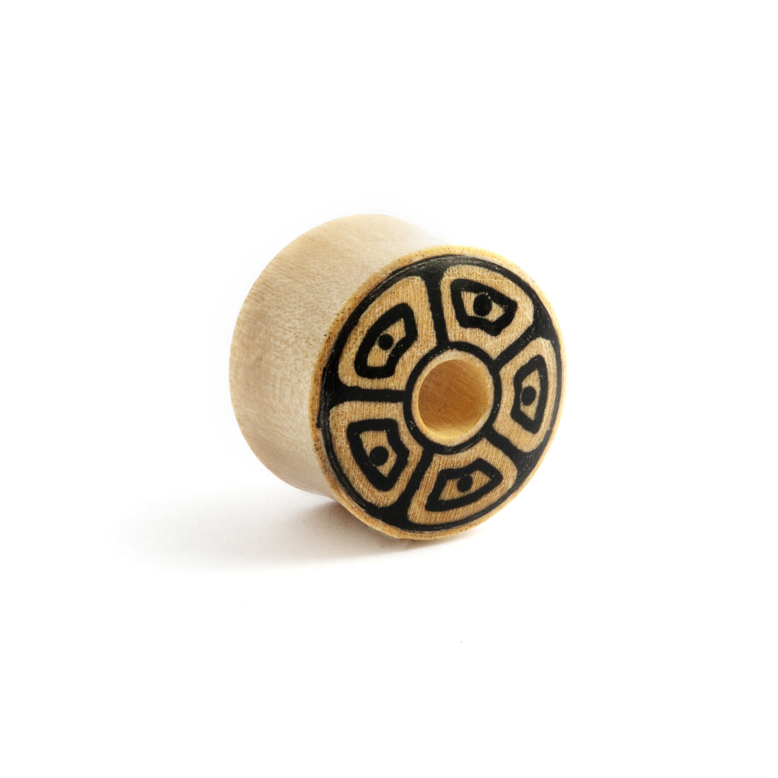 Flower Dots Wood Flesh Tunnel