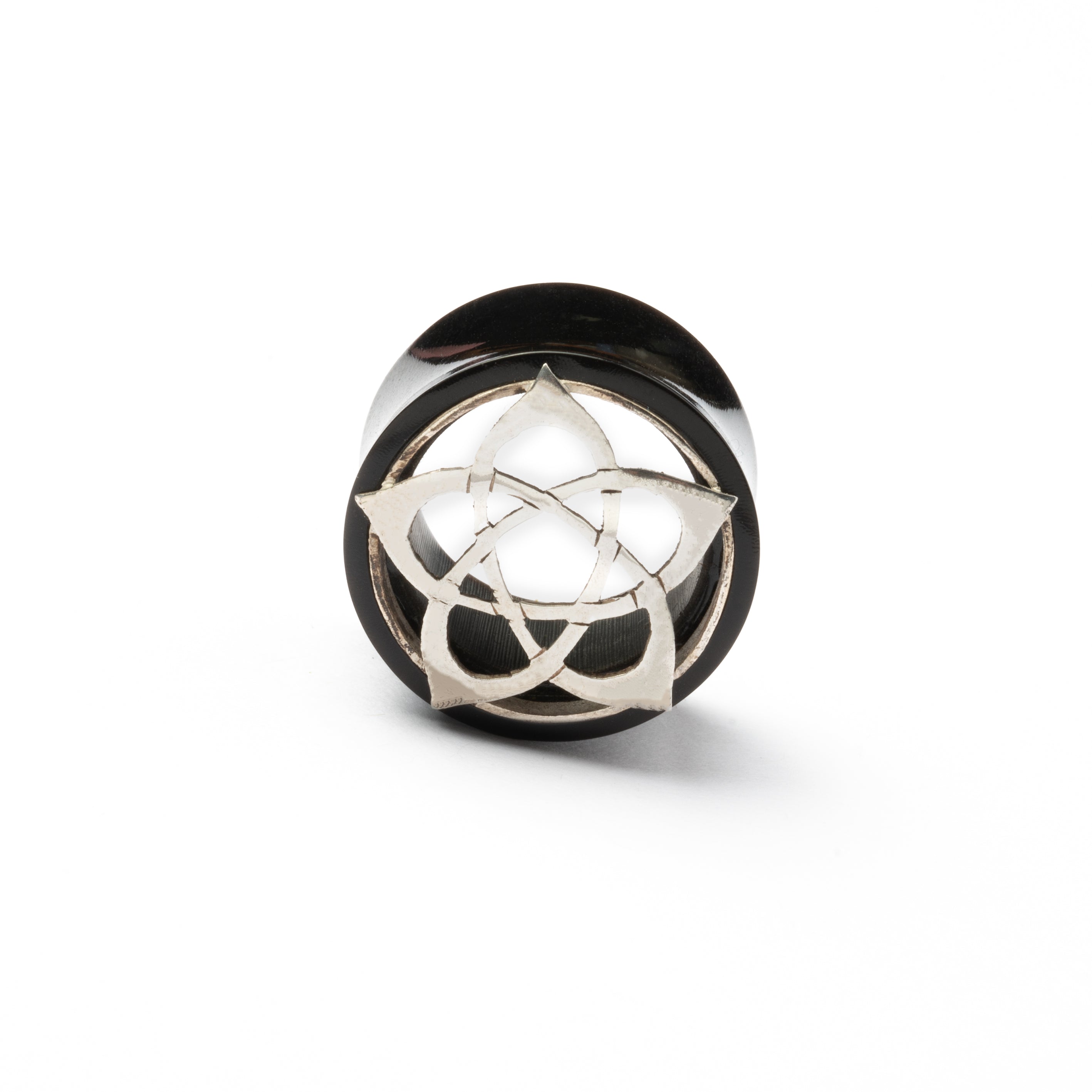 Bouchon Fleur Argent Et Corne