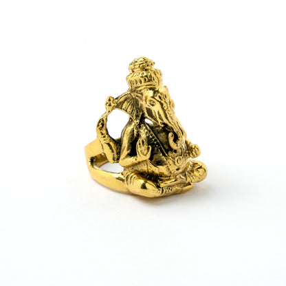 Ganesh Brass Ring