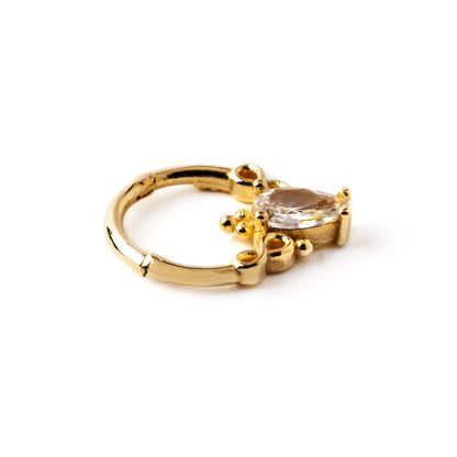 Gold Septum Ring | Infinity Iris Septum Clicker | Tribu
