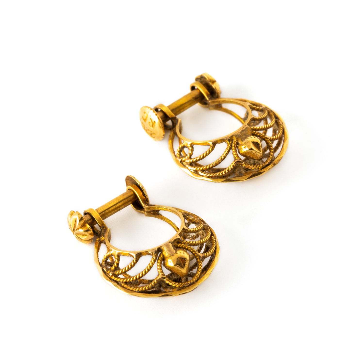 18k Navi Gold Indian earrings