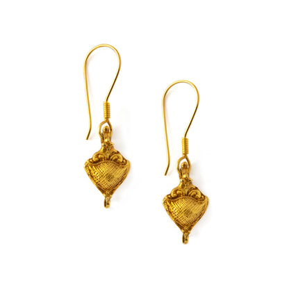 18k Gold drop earrings