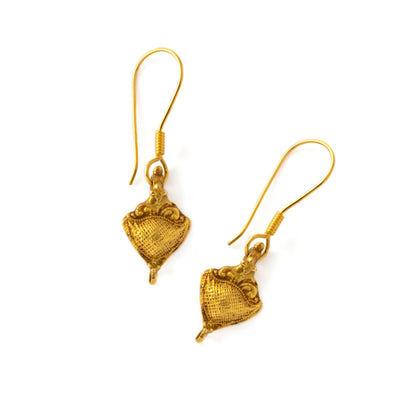 18k Gold drop earrings