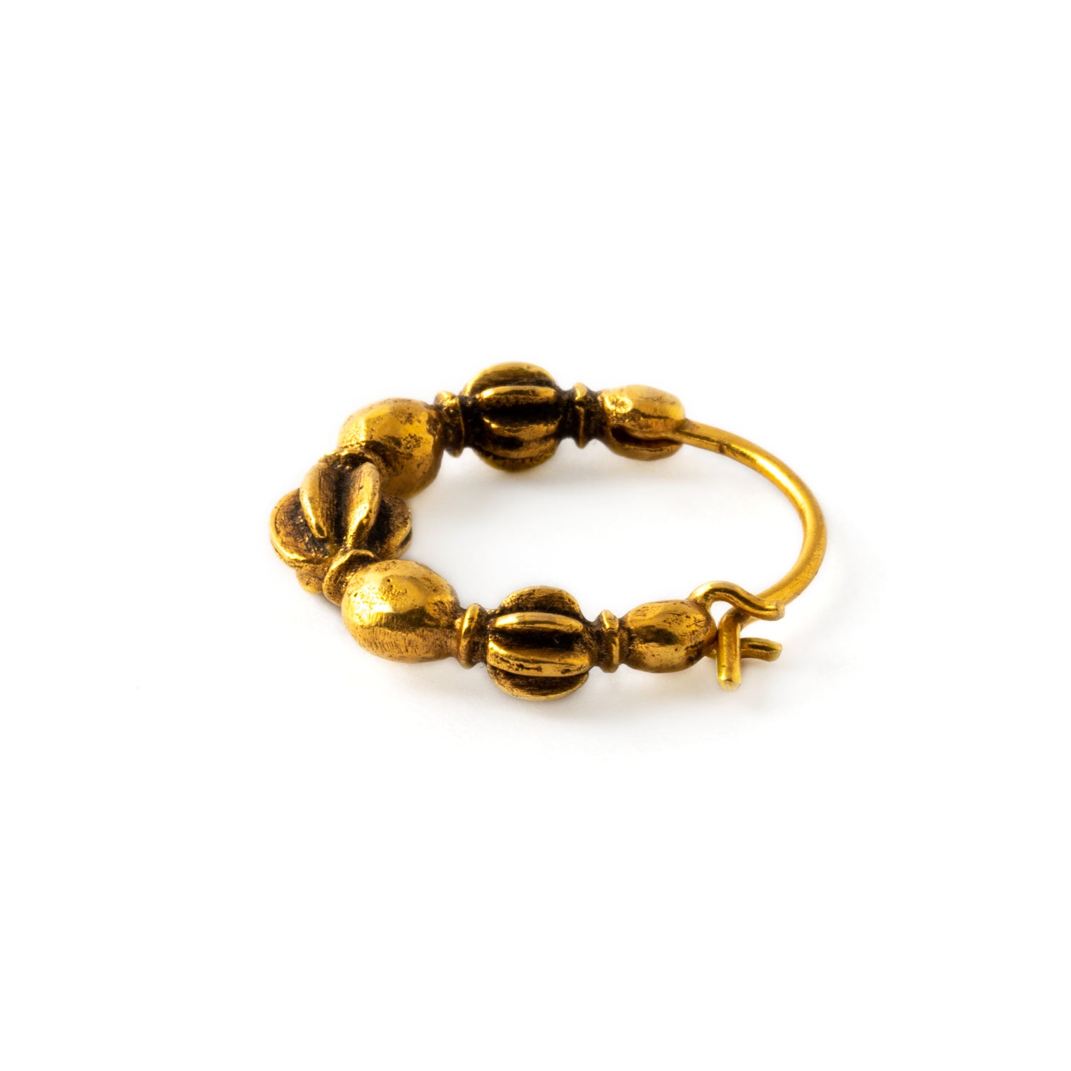 18k Gold Indian hoop earrings