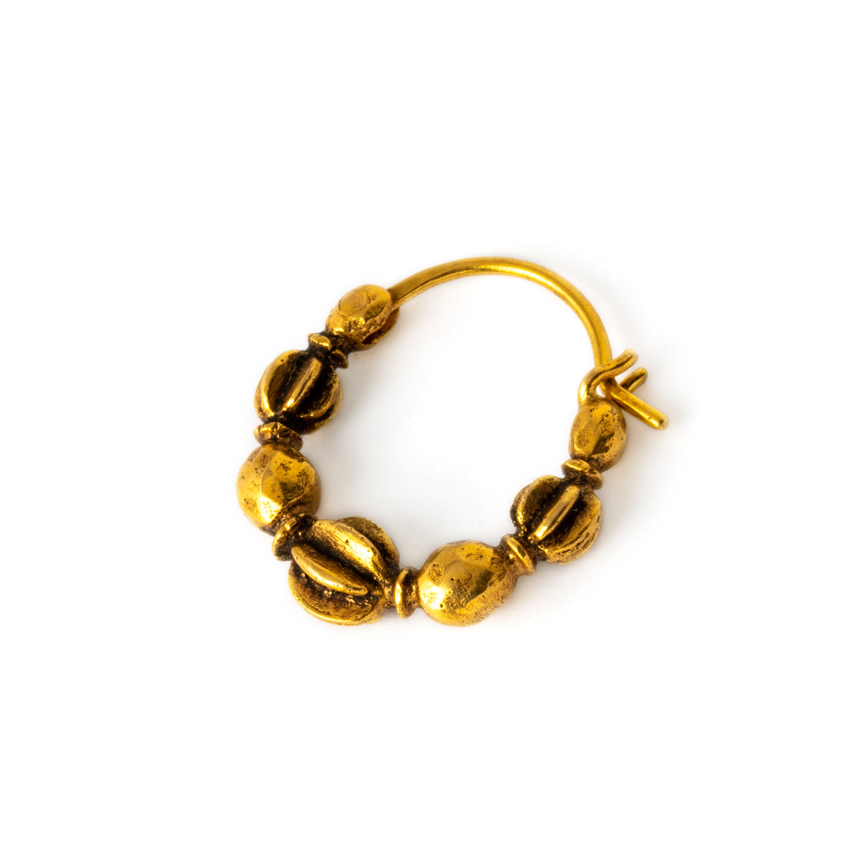 18k Gold Indian hoop earrings