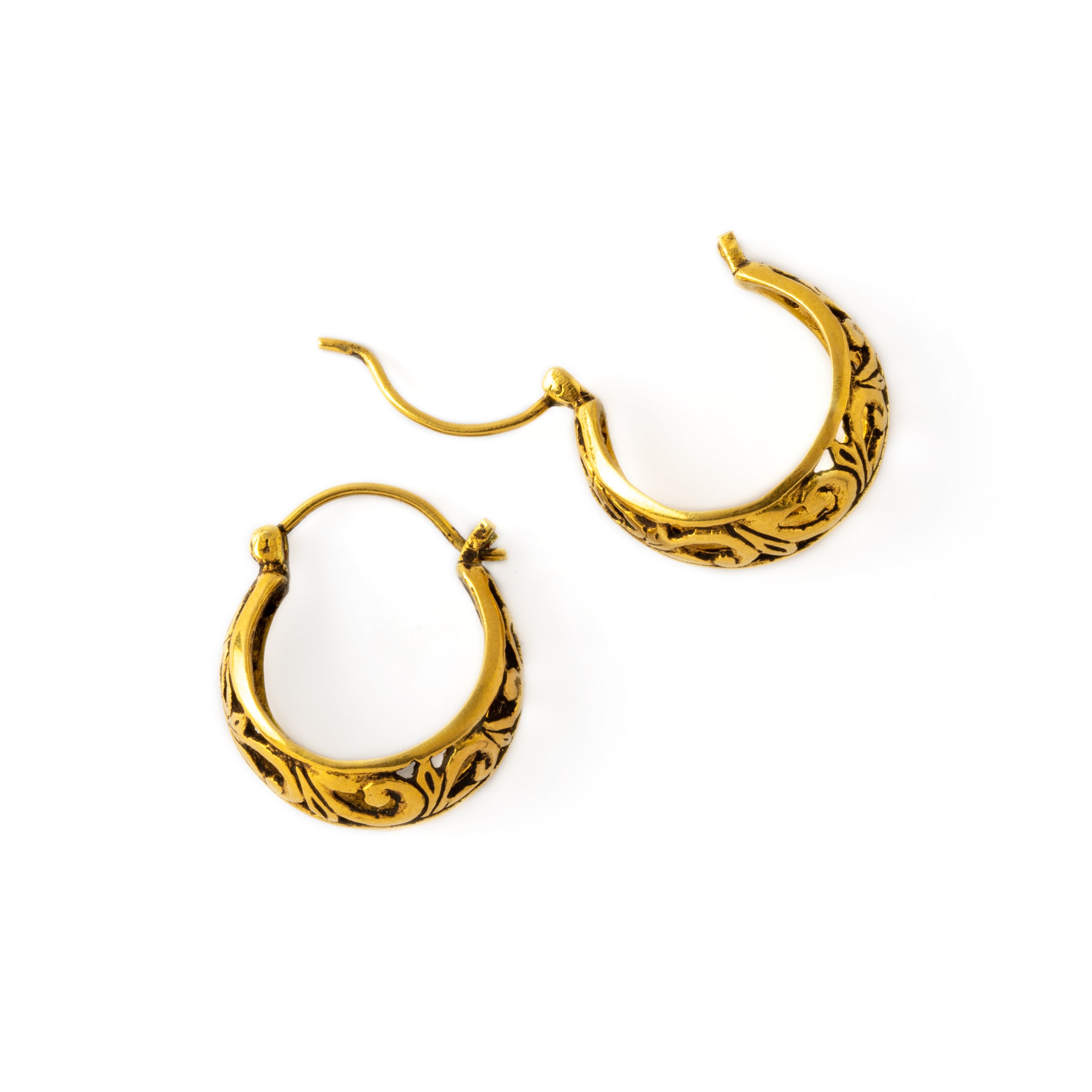 18k Gold Indian earrings