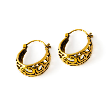 18k Gold Indian earrings