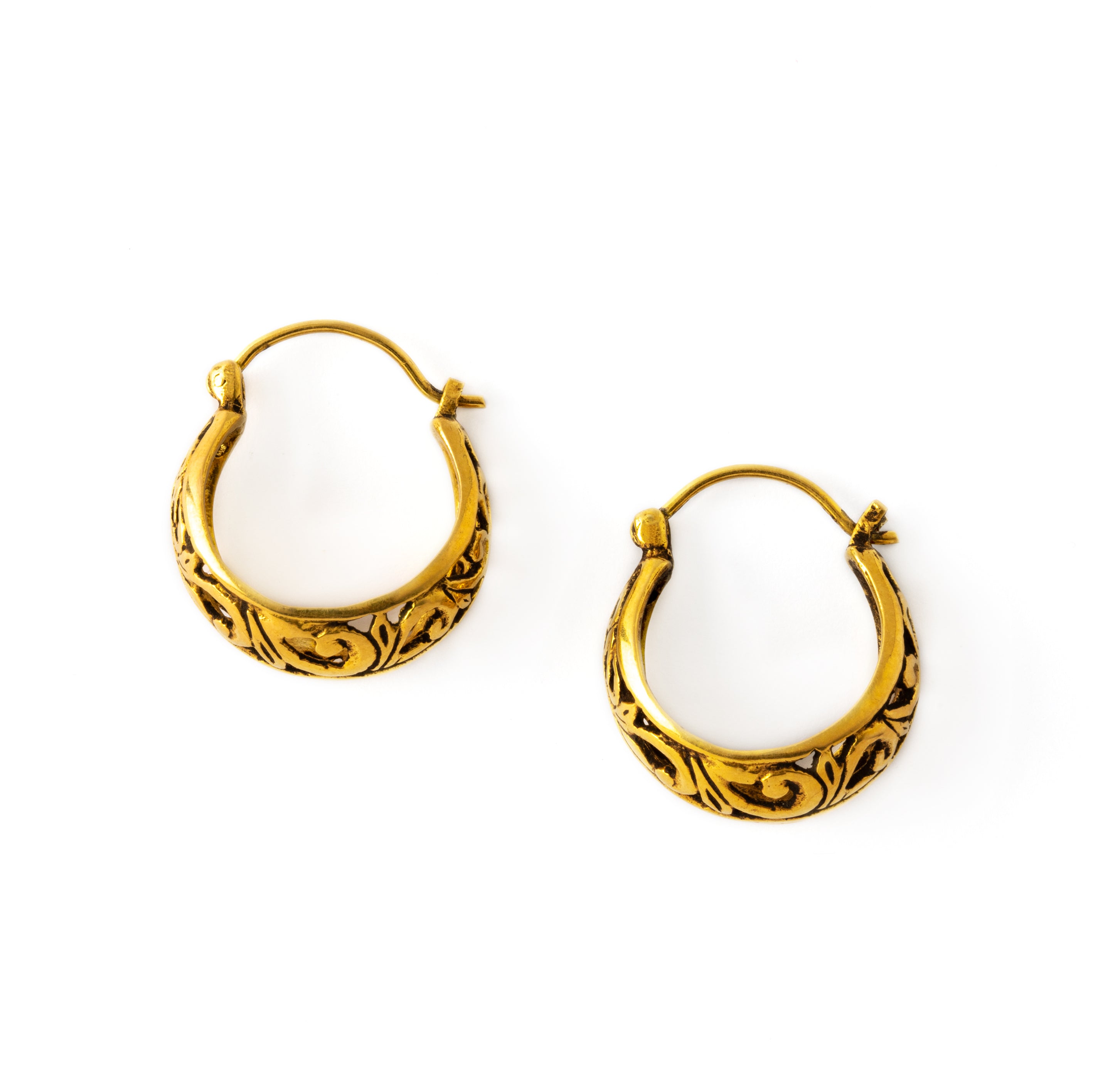 18k Gold Indian earrings