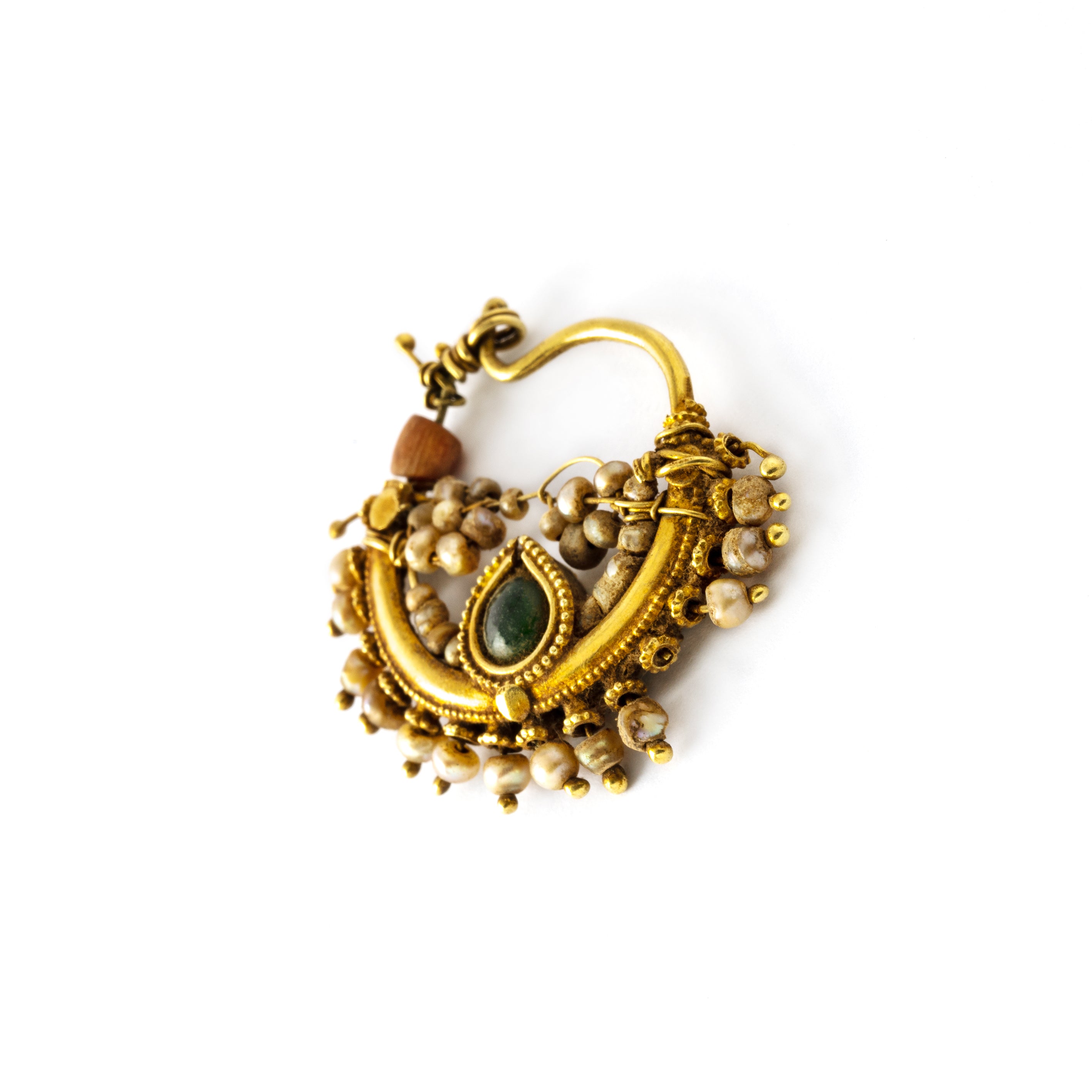 18K Gold Wedding nose ring