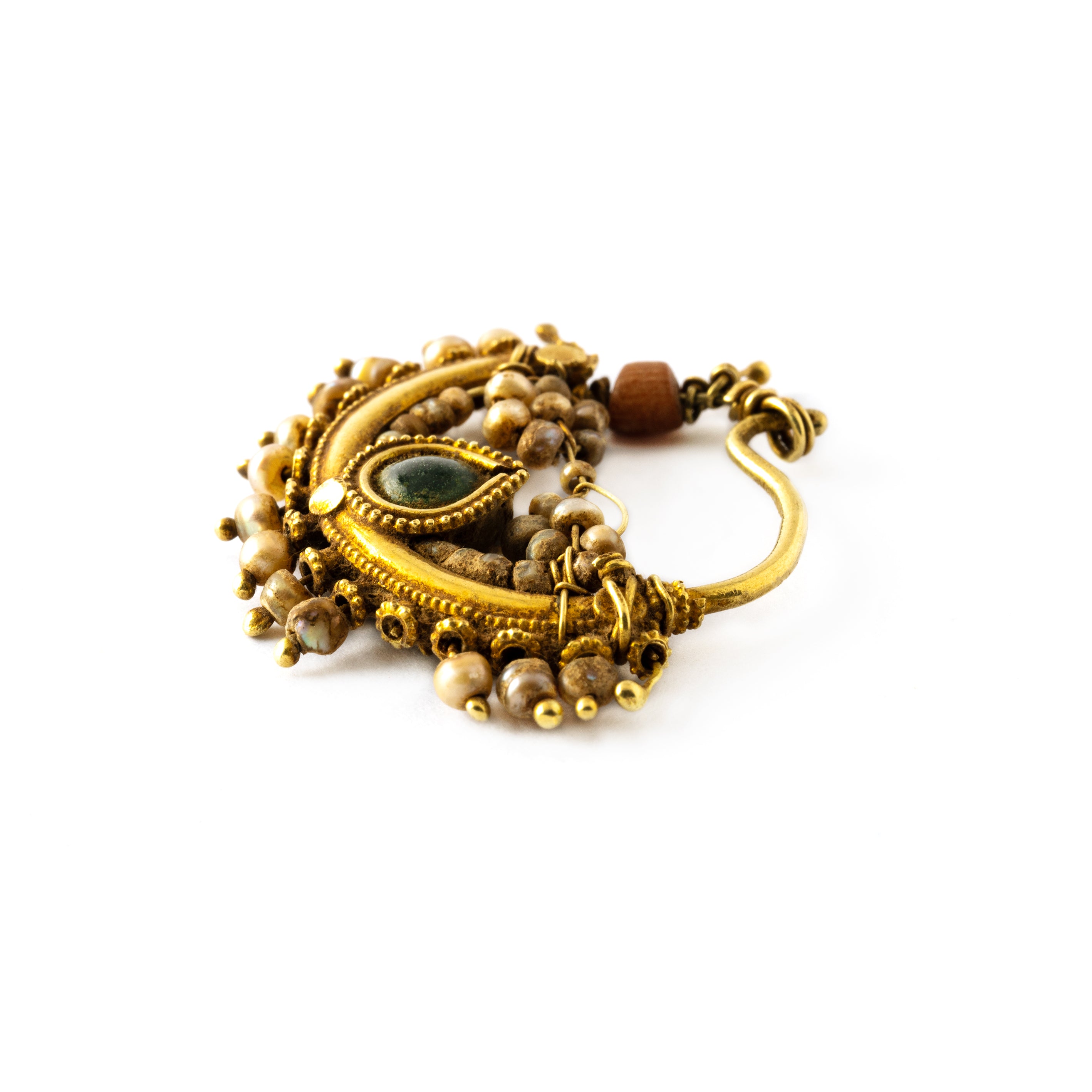 18K Gold Wedding nose ring