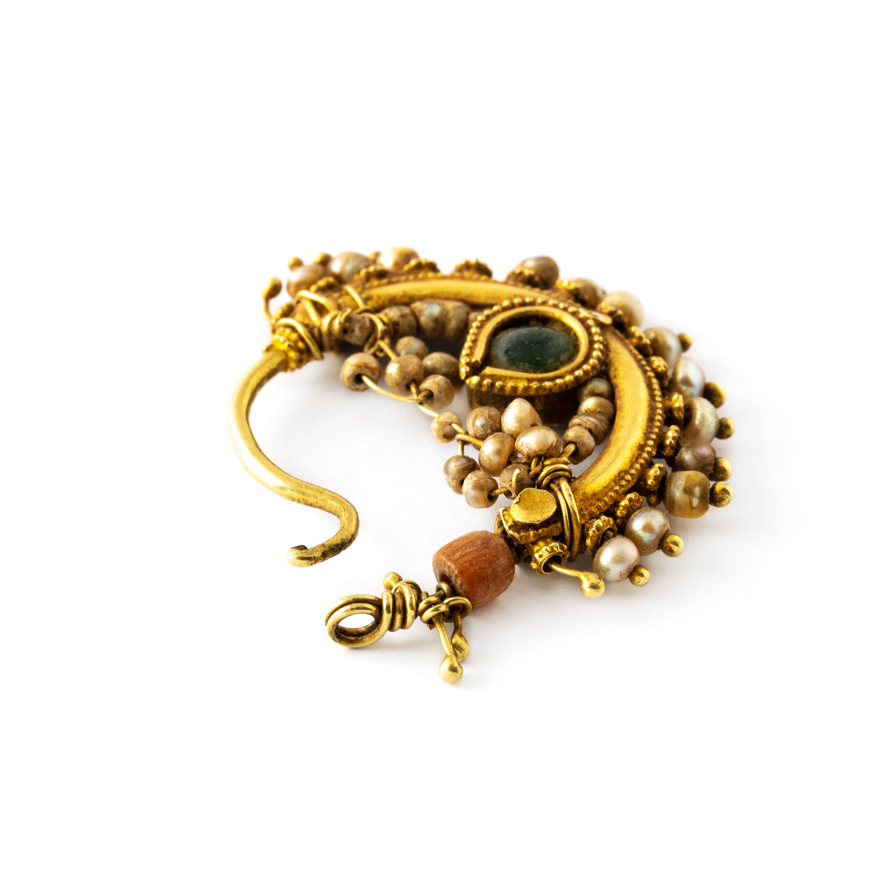 18K Gold Wedding nose ring