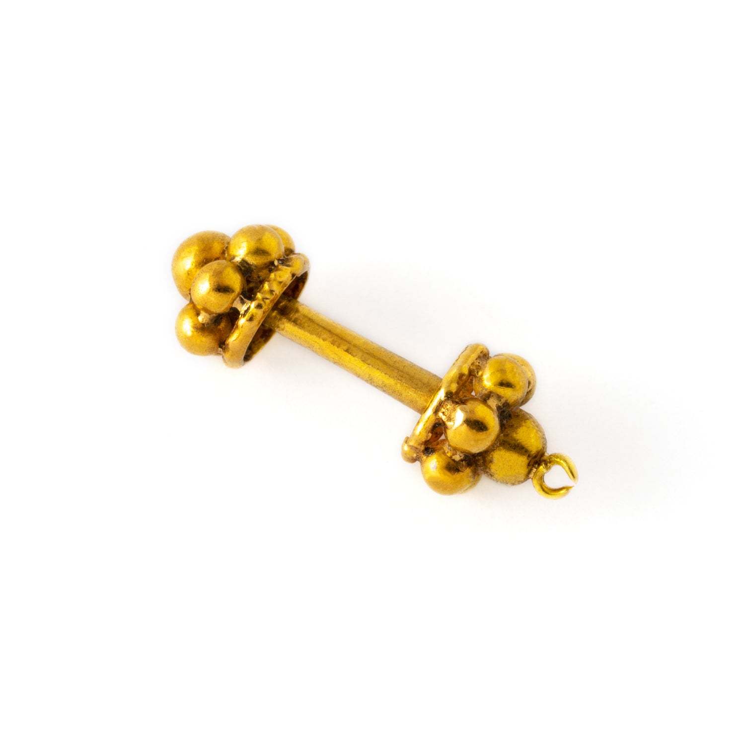 18K Gold Piercing Bar2