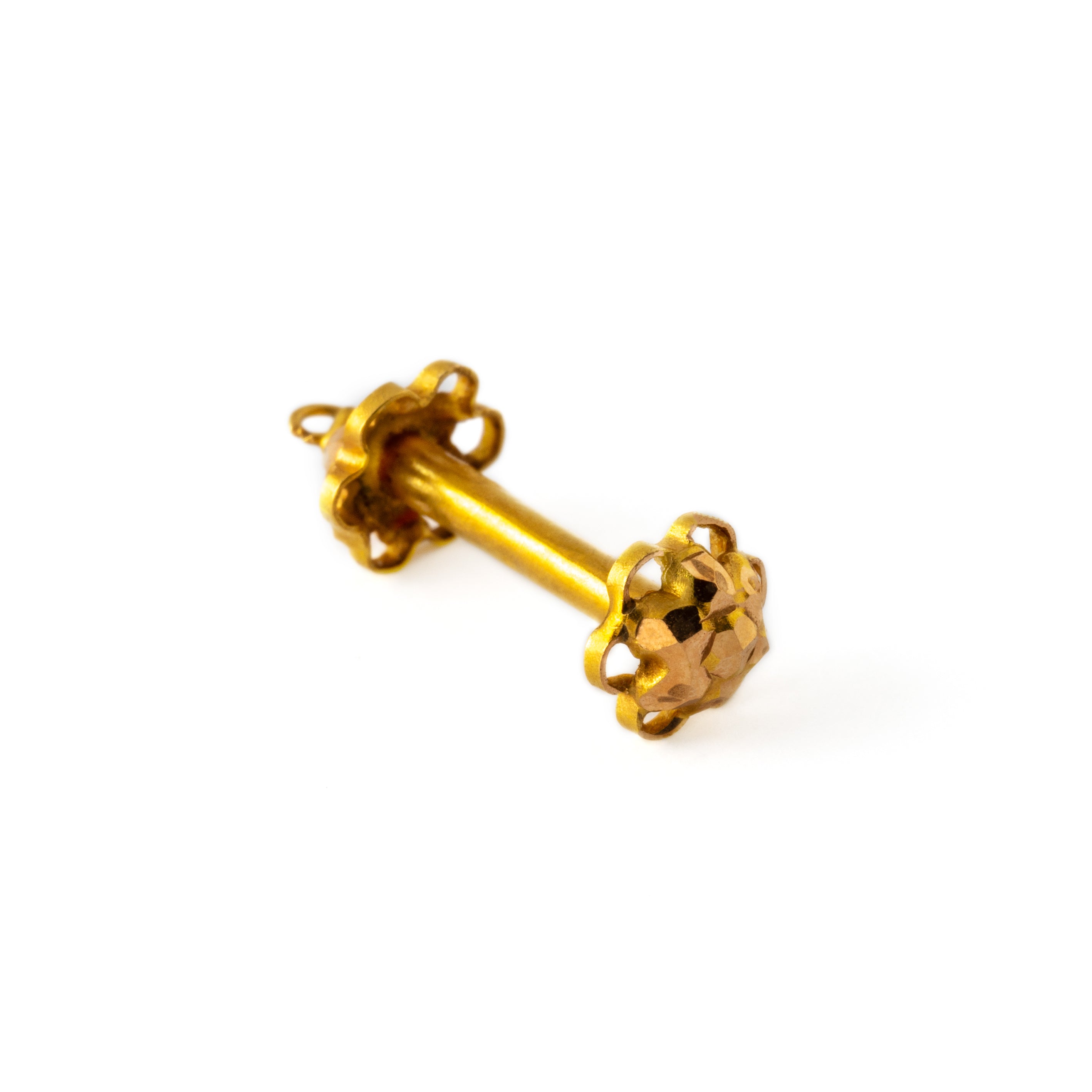 18K Gold Piercing Bar4