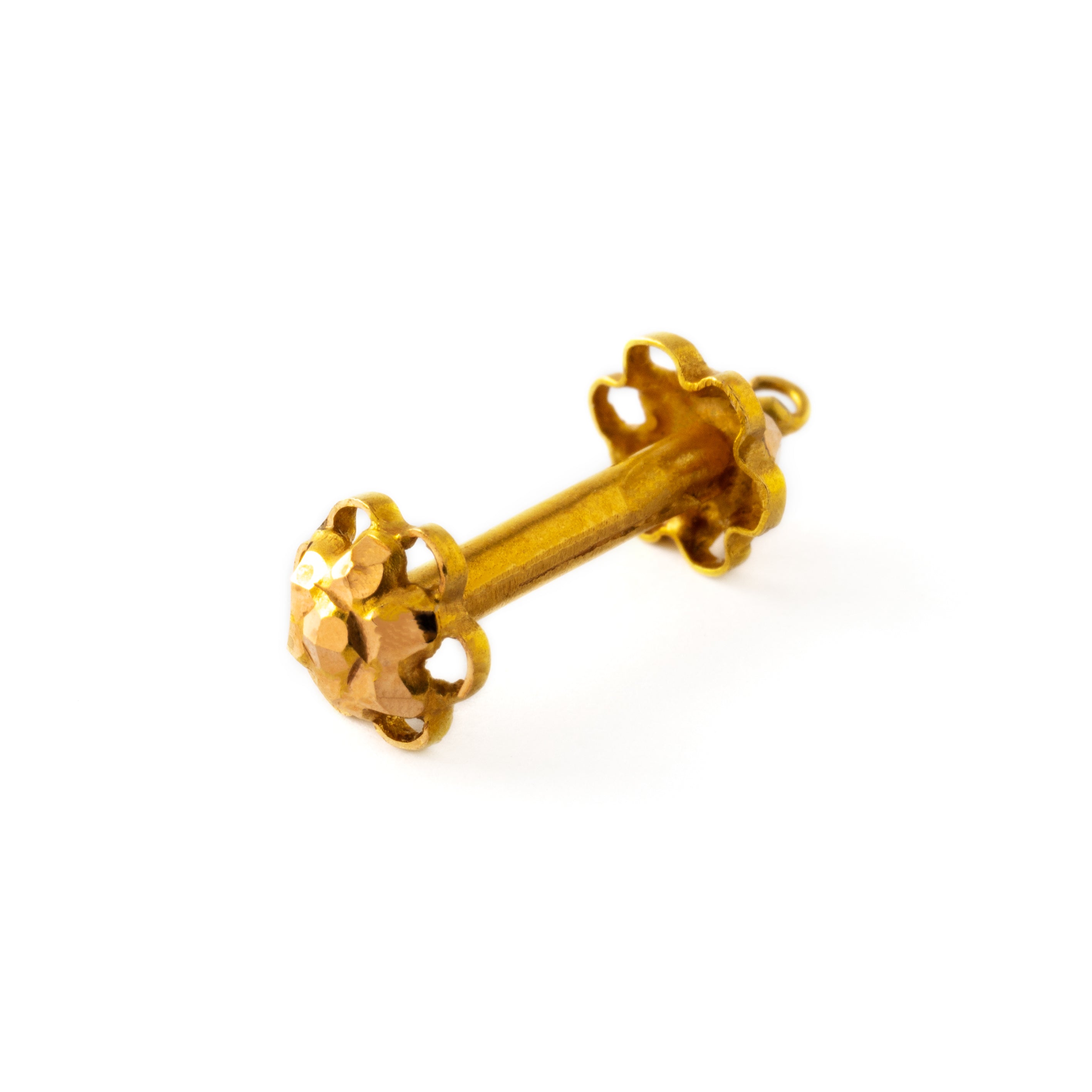 18K Gold Piercing Bar4