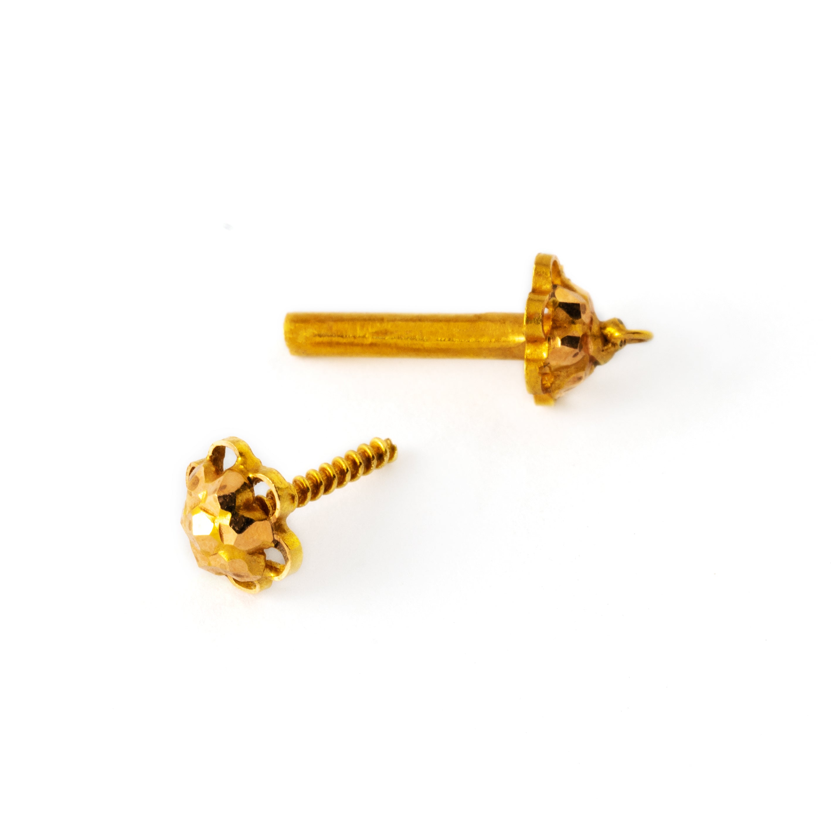 18K Gold Piercing Bar4