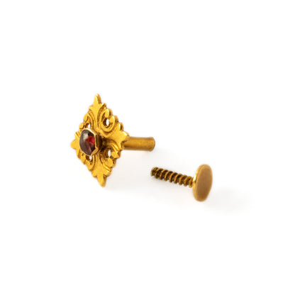 Antique Gold Indian stud piercing