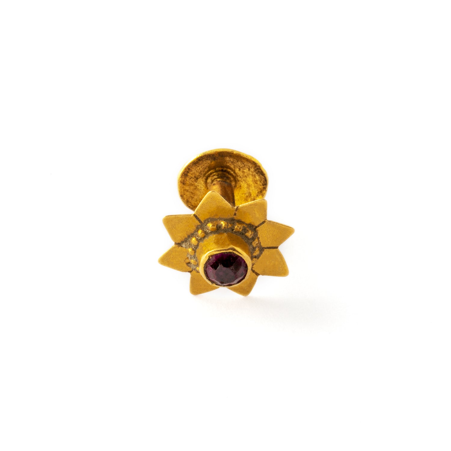 Moksha Gold Indian stud piercing